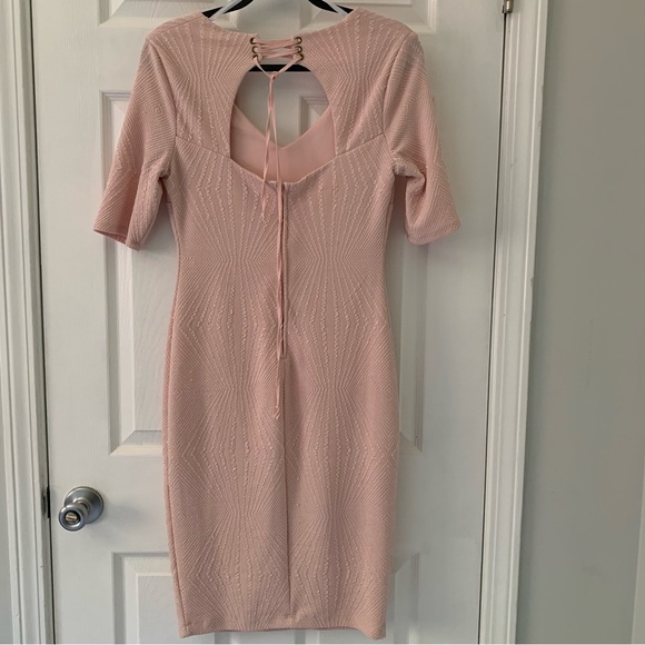 Pink Bodycon Dress - Picture 2 of 7